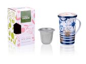 Large Tea Cup with Infuser Wind Rose