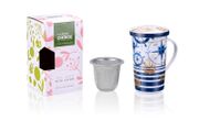 Large Tea Cup with Infuser Wind Rose