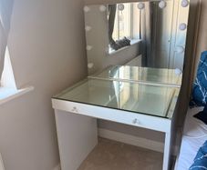 Hollywood Style Vanity Dressing Table with Mirror