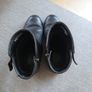 Clarks black leather boots uk 4.5 Image 5
