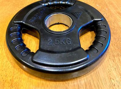 Hit Fitness Rubber Radial Olympic Weight Disc - 2.5 kg
