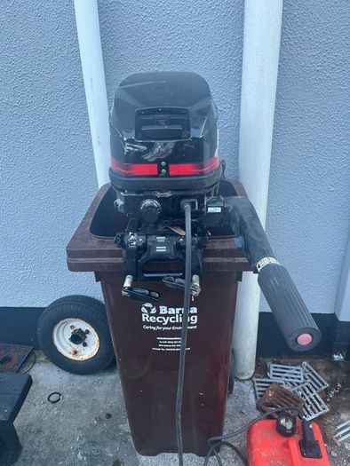Yamaha 300s inflatable with 8hp Mercury outboard
