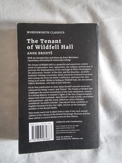 The Tenant of Wildfell Hall by ANNE BRONTE