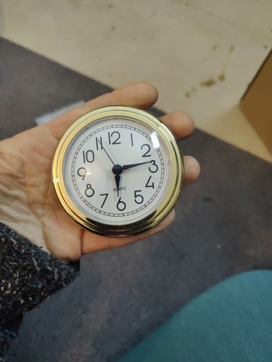 DIY Quartz clock face insert pair of 2 55mm insert