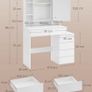 Dressing table LED lights and drawers Image 2