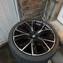 20' BMW 5 Series (cracked) Alloys & (new) Tyres Image 3