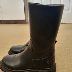 Benetton black girl boots 36 size
