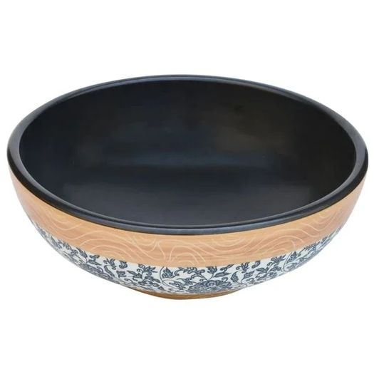 Countertop Basin Multicolour Round 41x14 cm Ceramic