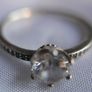 Authentic PANDORA 925 Sterling Silver Clear CZ Sparkling Crown Ring size P Image 10