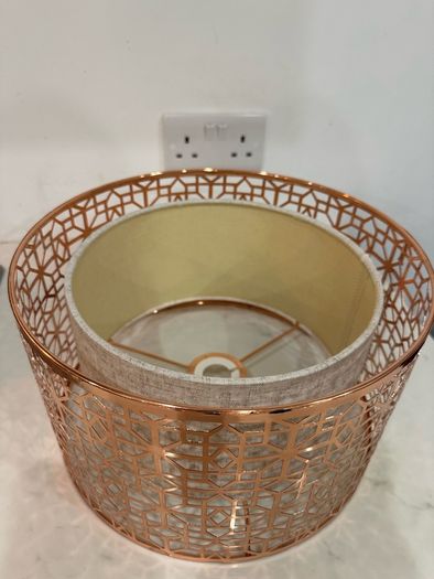 Rose Gold Lampshade