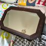 Early 1900s Art Nouveau/ Arts and Crafts Octagonal bevelled glass mirror Image 7