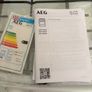 AEG 55cm Gas Cooker with Lid - White Image 4