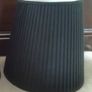 Modern Pleated Black 35cm Light Shade Image 4