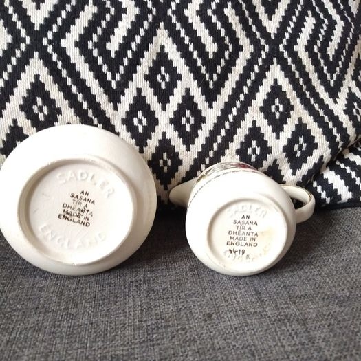 1937 to 1947 Sadler, jug & sugar bowl