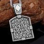 Men's Stainless Steel Dragon Knight Pendant Necklace, new, unopened. Image 3