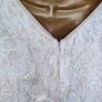 Jacques Vert Elegant pencil cream gold occasion  dress size 20 Postage included Image 6