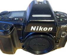 Nikon F90X camera with Nikon MF-25 databack and Nikon MB-10 battery grip vgc