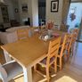 Dining room table and 8 chairs Image 6