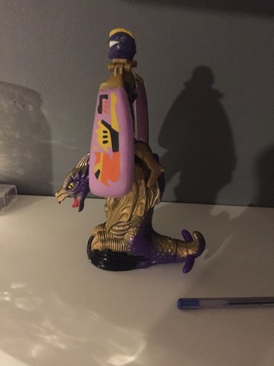 Dragon Flyz Figure And Launcher Works 1995 Vintage Purple