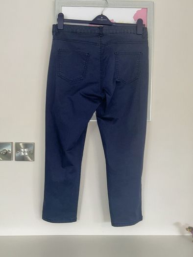 Ladies Navy Ankle Gazer Jeans from Gallery