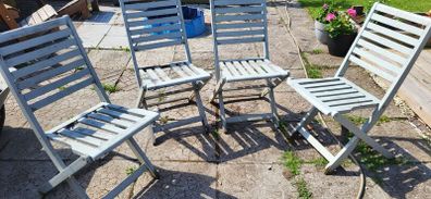 4 garden chairs