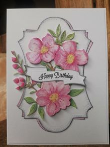 Handmade card "Happy birthday"
