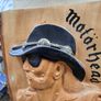 Beautiful Large Handcrafted Woodcarving Ian Lemmy Kilmister, Motorhead Image 9