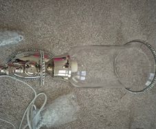 Light wall sconces x 2 silver brand new