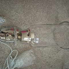 Light wall sconces x 2 silver brand new
