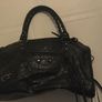black motorcycle bag Image 2