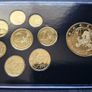 Prestige Ireland .999 Rhodium and 24k Gold Plated Coin Set 2002 + Proof Medal UNC Only 9,999 Set's Image 5