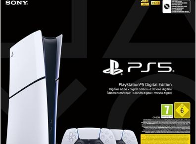playstation 5 1TB digital edition 2 controllers