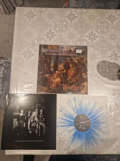 Bolt Thrower The IVTH Crusade Blue White Splatter Vinyl Rare