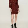 Maje Mini Dress Floral Pattern Image 2