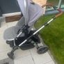 Silver Cross Wave Bundle including Carrycot and Pushchair Seat in dark grey Image 3