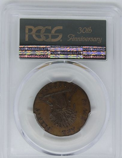 Ireland Munster Halfpenny Token PCGS MS63BN Rare this Nice