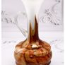 Italian Opaline Florence Glass Vase by Vetreria Barbieri, 1970s Image 2