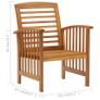 Garden Chairs 2 pcs Solid Acacia Wood Image 2