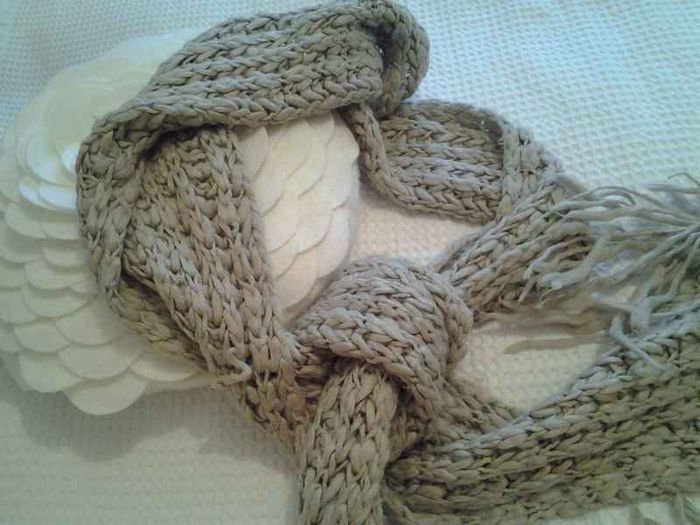 Beige Scarf