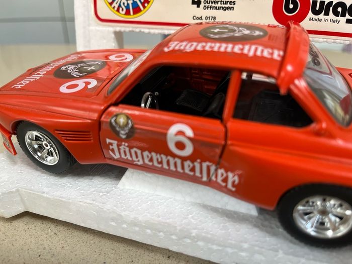 BMW 3.0CSI 1/24 Jagermeister Rare Burago
