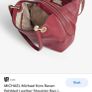 Michael Kors Leather Bag in Garnet Image 2