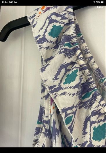 playsuit boohoo off shoulder 8/10 Bnwot