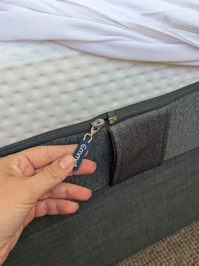 IKEA king bed with storage + Emma mattress
