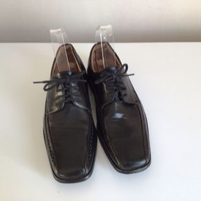 Goor Boys Black leather Lace up Formal shoes size 4 Eu 37