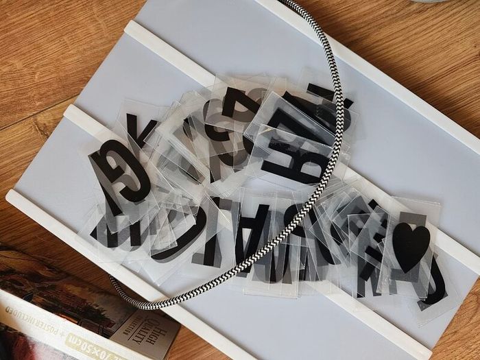 LED Lightbox including letters, USB