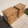 Bedside Lockers x 2 - Pine Image 8