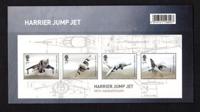 2019 Great Britain British Engineer Commemorative Stamps plus Harrier Jump Jet Miniature Sheet Presentation Pack