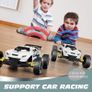 RC Car Remote Control Car for Kids, 1:18 High Speed 20 KM/H 2WD RC Buggy, 2.4GHz Off Road Racing Car with Two Rechargeable Batteries, Gift for Boys and Girls (White) Image 4