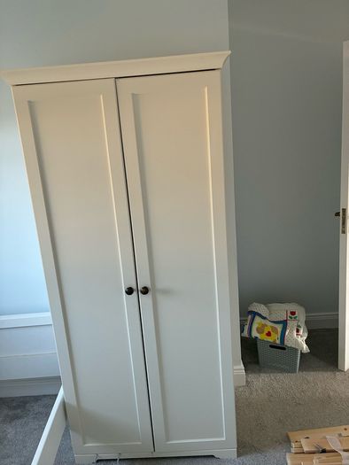 Wardrobe, Drawers and Bed
