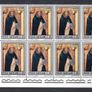 1971 Vatican City The 800th Anniversary of the birth of Holy Dominikus Commemorative Stamps marginal Corner Blocks of 8 Mint Never Hinged (MNH) Image 2
